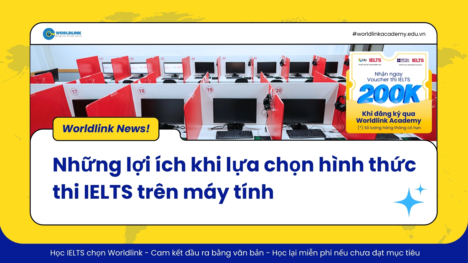 Những lợi ích khi lựa chọn hình thức thi IELTS trên máy tính